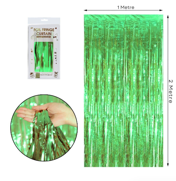 İthal Metalize Yeşil Arka Plan Perdesi 2x1 m